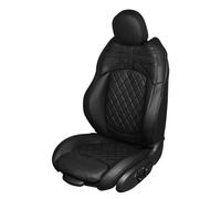 Protection ImperméAble Cuir Pour MINI Pour Cooper Pour R58 R59 Housse De Siège De Voiture Coussin En Cuir PU Imperméable À L'eau Résistant À La Saleté Couverture Couvre Sieges(Noir)
