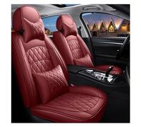 Protection ImperméAble Cuir Pour NISSAN Pour Qashqai Pour Juke Pour Leaf Pour Armada Pour Altima Pour Tiida Housses De Siège De Voiture Voiture Couverture Couvre Sieges(Wind Red 5 Seat,DE)