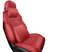 Protection ImperméAble Cuir Pour VW Pour Golf 4 1999 2000 2001 2002 2003 Housses Siège Voiture Sur Mesure Automobiles Imperméable En Simili Cuir Couverture Couvre Sieges(Rouge,DE)