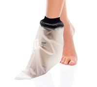 Protection imperméable de pied LimbO - Housse de protection de douche étanche pour bandages et pansements - (M20 (20-25 cm autour de la cheville))