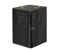 protection imperméable pour brasero | cheminée Oxford 420D anti-UV avec 2 poignées, housse carrée anti-vent pour meubles foyer terrasse Anulely