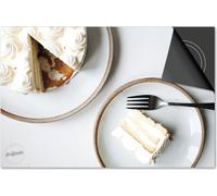 Protection induction 59x52 - plaque de recouvrement induction matt- Dietrix Protection de table de cuisson- Base - Food - Gâteau blanc sur assiettes