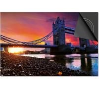 Protection induction 60x52 - plaque de recouvrement induction mat- Dietrix protection table de cuisson- Base - Villes - London couleur