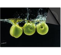 Protection induction 60x60 - plaque de recouvrement induction matt- Dietrix Protection de table de cuisson- DELUXE - Splash - Pommes vertes