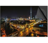 Protection induction 78x52 - plaque de recouvrement induction mat- Dietrix protection de table de cuisson- DELUXE - Villes - Berlin couleur