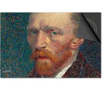 Protection induction 83x51,5 - plaque de recouvrement induction mat- Dietrix protection table de cuisson- Base - Maîtres anciens - Vincent van Gogh Peindre un autoportrait