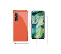 Protection intégrale 360 degres Oppo Find X2 pro 2020 : Coque Gel de Protection en TPU Invisible arrière Transparente ET Protection écran classique