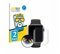 brotect Protection Intégrale 3D Incurvé pour Apple Watch SE (40 mm) 2 Pièces - Couverture Complète, Film Protection Écran