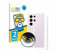 Protection Intégrale 3D Incurvé BROTECT pour Samsung Galaxy S23 Ultra (Arrière) 2 Pièces - Couverture Complète, Film Protection Écra
