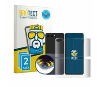 Protection Intégrale 3D Incurvé BROTECT pour Samsung Galaxy Z Flip 8 (Avant+Arrière) 2 Pièces - Couverture Complète, Film Prot