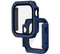 Protection Intégrale avec Verre Trempé pour Watch Series 3 2 et 1 42mm - Bleu Nuit G