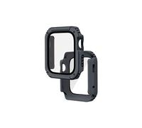 Protection Intégrale avec Verre Trempé pour Watch Series 3 2 et 1 42mm - Gris Foncé
