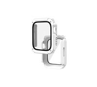 Protection Intégrale avec Verre Trempé pour Watch Series 6 5 4 et SE 40mm - Blanc