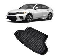 Protection Intégrale pour Coffre pour Honda Civic 11th Generation 2022 - Coussin de Coffre TPE Imperméable à Bords Hauts Antidérapant Accessoire Auto