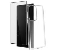 Protection Intégrale pour Galaxy S23 Ultra Coque Transparent Film Noir 4smarts