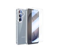 Protection Intégrale pour Galaxy S26 Coque Silicone Verre Ecran et Caméra Transparent