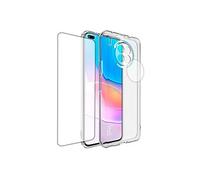 Protection intégrale Verre Trempé pour Honor 50 Lite 4G/ Nova 8i + Verre Trempé Caméra Arrière+Coque silicone transparente -