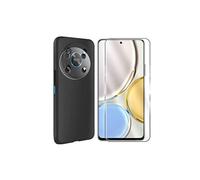 Protection intégrale Verre Trempé pour Honor Magic4 Lite 5G+ Verre Trempé Caméra Arrière+ Coque souple silicone Noire - -