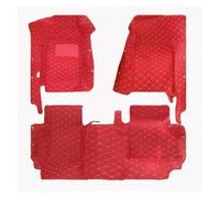 Protection intérieure Ensemble Complet Tapis Sol Voiture 5 Sièges Accessoires pour Land pour Rover pour Discovery 3 4 5 2004 - 2009(Red1,RHD)