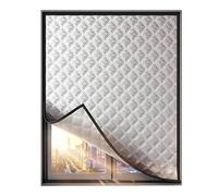 Protection Isolante Fenêtre Hiver | 99x180cm Tissu Oxford Épais Et Résistant Rembourré En Coton - Couverture De Fenêtre Pour Temps Froid - Pour Maison Bureau Appartement Chambre Salon