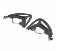Hamax - Protection Jambes Smiley Siesta - Paire en Plastique Noir - Compatible modèles Smiley et Siesta - Montage Facile - Accessoire Essentiel pour siège Enfant vélo - Sécurité optimale