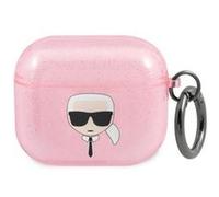 Protection Karl Lagerfeld Glitter à paillettes pour Airpods 3 G