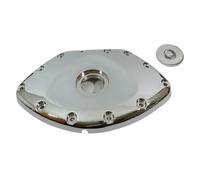 Protection latérale du Moteur de Moto Couvercle de Stator Carter manivelle Protection Moteur pour Moto, Compatible avec pour Honda GL 1800 pour Goldwing 2001 - 2013(Chrome)