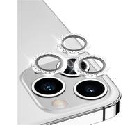Protection Lentille Caméra Iphone 12/12 Mini/12 Pro/12 Pro Max/11/11 Pro/11 Pro Max ¿ Verre Trempé 9h 0,35 Mm, Cadre Alliage Titane Noir, Ultra Clair Hd, Anti-Rayures Antipoussière, Pose Sans Bulles