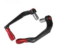 Protection Levier Protege Poignee Moto Poignées de guidon de moto adaptées à Convient pour Suzuki GSR750 600 GSXR250, protection du levier d'embrayage de frein, accessoires(Red)
