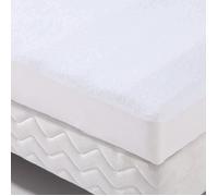 Protection literie housse imperméable Transalese éponge 100% coton 80x190 cm blanc