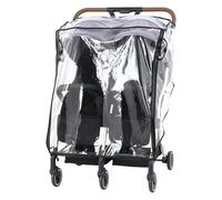 Protection Météo Pour Poussette Protecteur Imperméable Et Résistant Au Vent | Poncho Pour Poussette De Jogging Housse Anti-Poussière pour Protection Extérieure Quotidienne pour Plage, Shopping, Ma