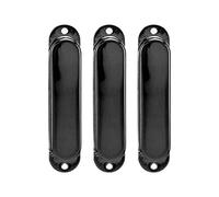 Protection Micro Single Coil Guitare Électrique, Couverture Cuivre, Lot de 3 Pièces - Réduction Bruit, Installation Facile, Durable (Noire)