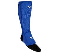 Protection Mizuno karate shin instep protector Bleu L