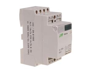 Protection modulaire, 4 ouvertures, I=25A, tension de bobine U=230V AC, 2 modules, ST25-04 F&F