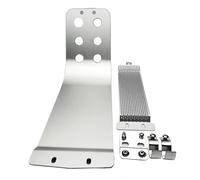 Protection Moteur Moto Plaque Protection, Couvercle Refroidisseur D'huile pour Thruxton 900 Scrambler 900 Bonneville SE T100 T214 T120 Protection Moteur châssis(B Silver)