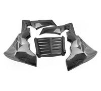 protection moteur Pour CL 500 2017-2024 CL300 Spoiler De Carénage Avant Protection Soubassement Panneau Cadre Moteur Barres(Carbon Fiber Look)