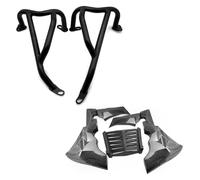 protection moteur Pour CL 500 2017-2024 CL300 Spoiler De Carénage Avant Protection Soubassement Panneau Cadre Moteur Barres(Carbon-Black CL300)