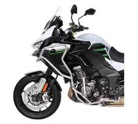 protection moteur Pour Kawasaki Pour Versys 1000 Protection Anti Chute Barres De Moteur Acier Inoxydable Moto(Silver one set)