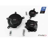 Protection Moteur Puig CACHES CARTERS TRACK Noire