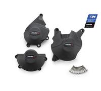 Protection Moteur Puig CACHES CARTERS TRACK Noire