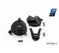 Protection Moteur Puig CACHES CARTERS TRACK Noire