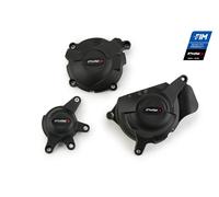 Protection Moteur Puig CACHES CARTERS TRACK Noire