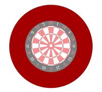 Protection murale pour fléchettes - Anneau de protection pour puzzle, bord EVA pour fléchettes | Red Darting Training Darts Collection Board, protection murale pour fléchettes pour chambre à coucher,
