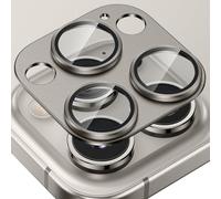 Protection Objectif Caméra Compatible Iphone 16 / 16 Plus - Verre Trempé 9h & Cadre En Alliage D'aluminium, Anti-Rayures, Ultra Transparent, Kit 2024