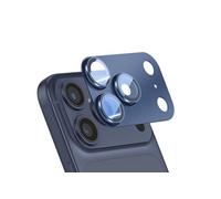 Protection Objectif Caméra pour iPhone 17 Pro Cadre Monobloc en Aluminium Bleu
