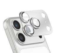Protection Objectif Caméra pour iPhone 17 Pro Max Cadre Monobloc en Aluminium Argent