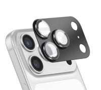 Protection Objectif Caméra pour iPhone 17 Pro Max Cadre Monobloc en Aluminium Noir