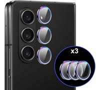 Protection Objectif Samsung Galaxy Z Fold 6 ¿ Bague Métal Multicolore Et Verre Trempé 9h Ultra Clair Anti-Rayures