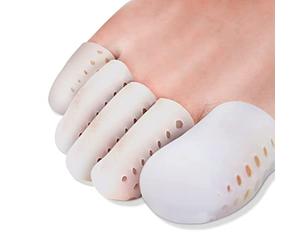 Protection Orteil Silicone, 12 PièCes Protege Orteil, Capuchons D'Orteils Respirantes, Pour Gros Orteil Et Autres Petits Orteils, éViter Les Ampoules Cors CallositéS, 2 Tailles.