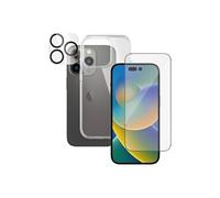 - Protection Pack - coque de protection pour téléphone portable - polyuréthane thermoplastique (TPU) 100 % recyclé, polycarbonate, polyméthacrylate